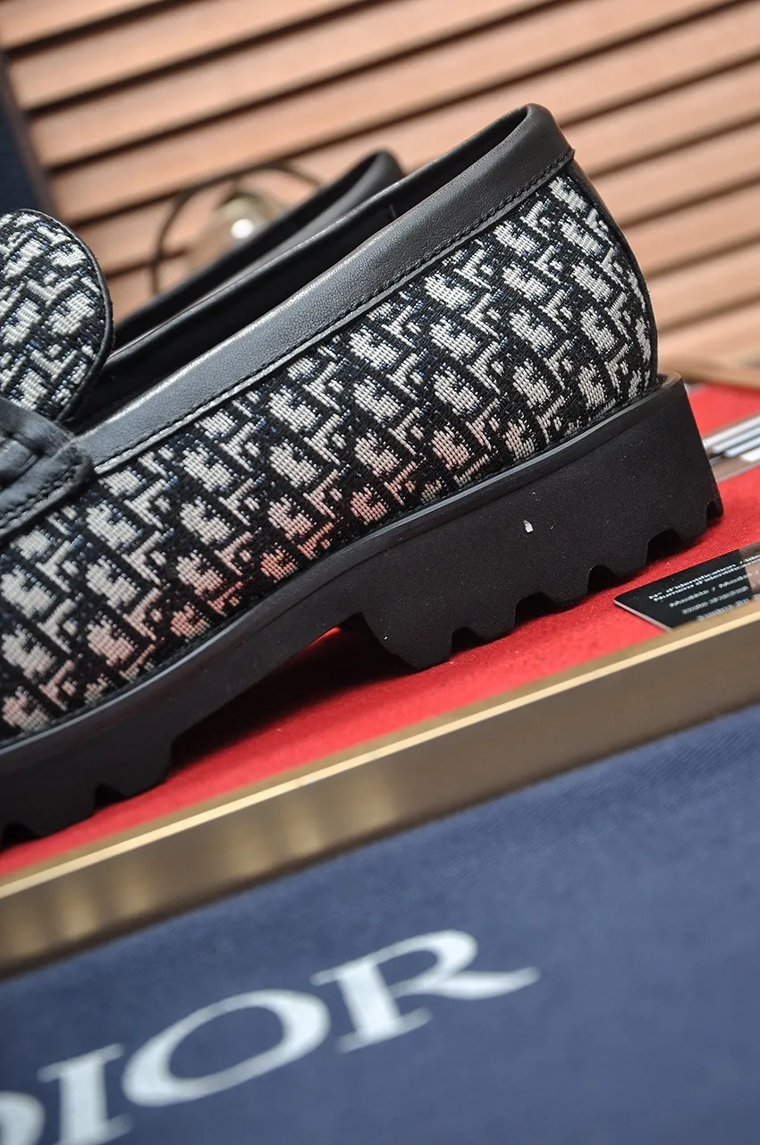 Men's shoes 💰600💶[Dior] (water-dyed cowhide lining) Dior original 1:1 high-quality factory, imported original materials, imported raw cowhide, water-dyed cowhide lining, original TPU outsole, code number: 38-44 (45 customized)